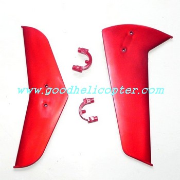 shuangma-9115 helicopter parts tail decoration set (red color) - Click Image to Close